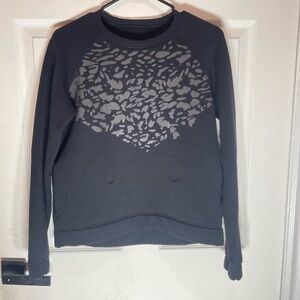 lululemon athletica Black Crew Neck Sweater